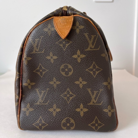 LOUIS VUITTON VINTAGE SPEEDY MONOGRAM 25 - Picture 5 of 12